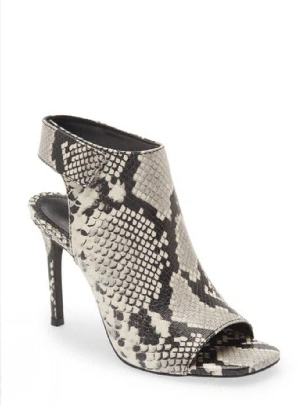 Like New | Vince Camuto Anglessi Snake Print Leather Stiletto Heels - Size 7.5